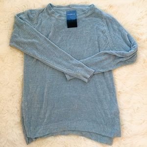 NWT Brandy Melville Baby Blue Chenille Sweater